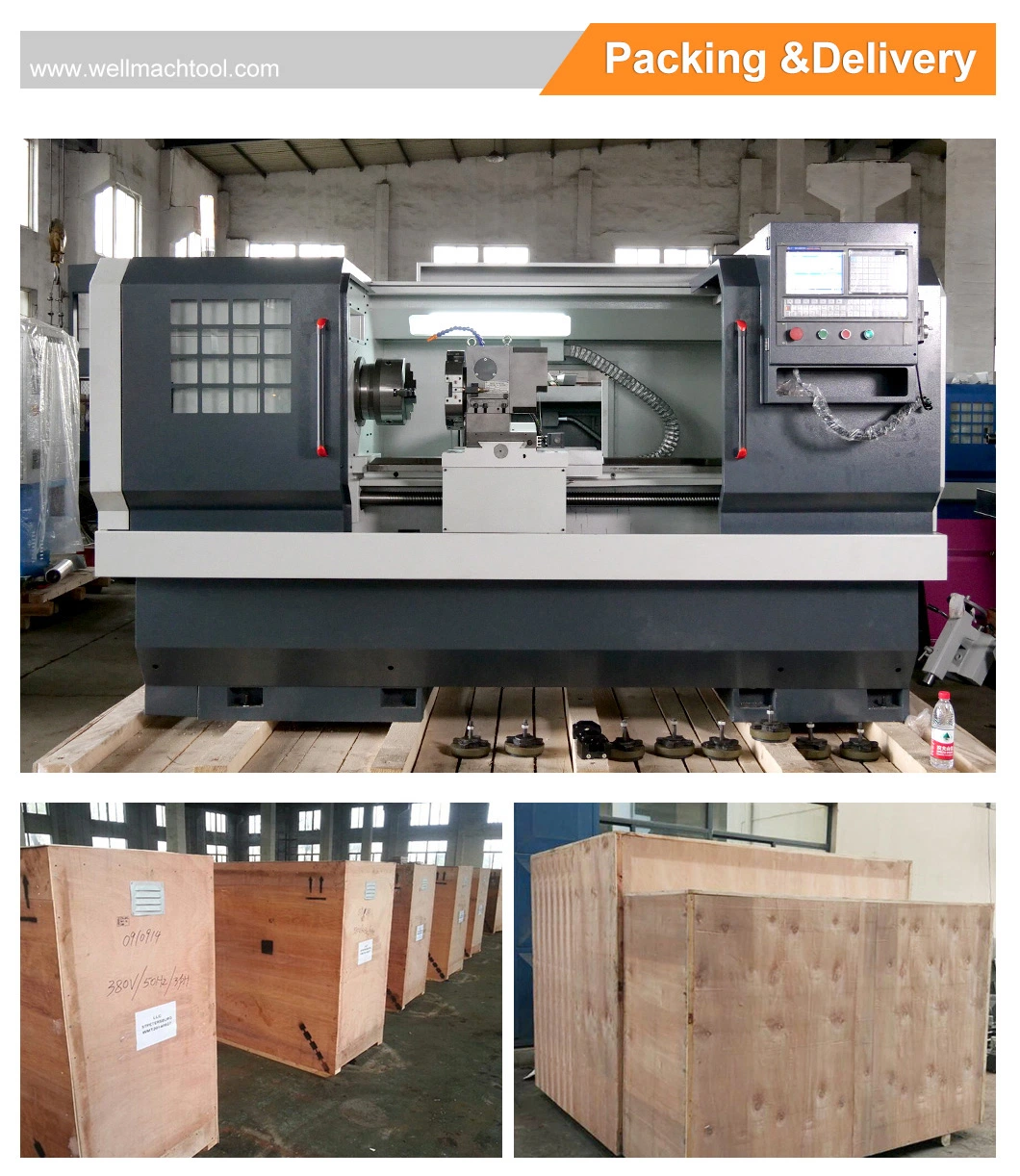 WMTCNC 1000mm CK6150 High Precision CNC Horizontal Bench Lathe Machine