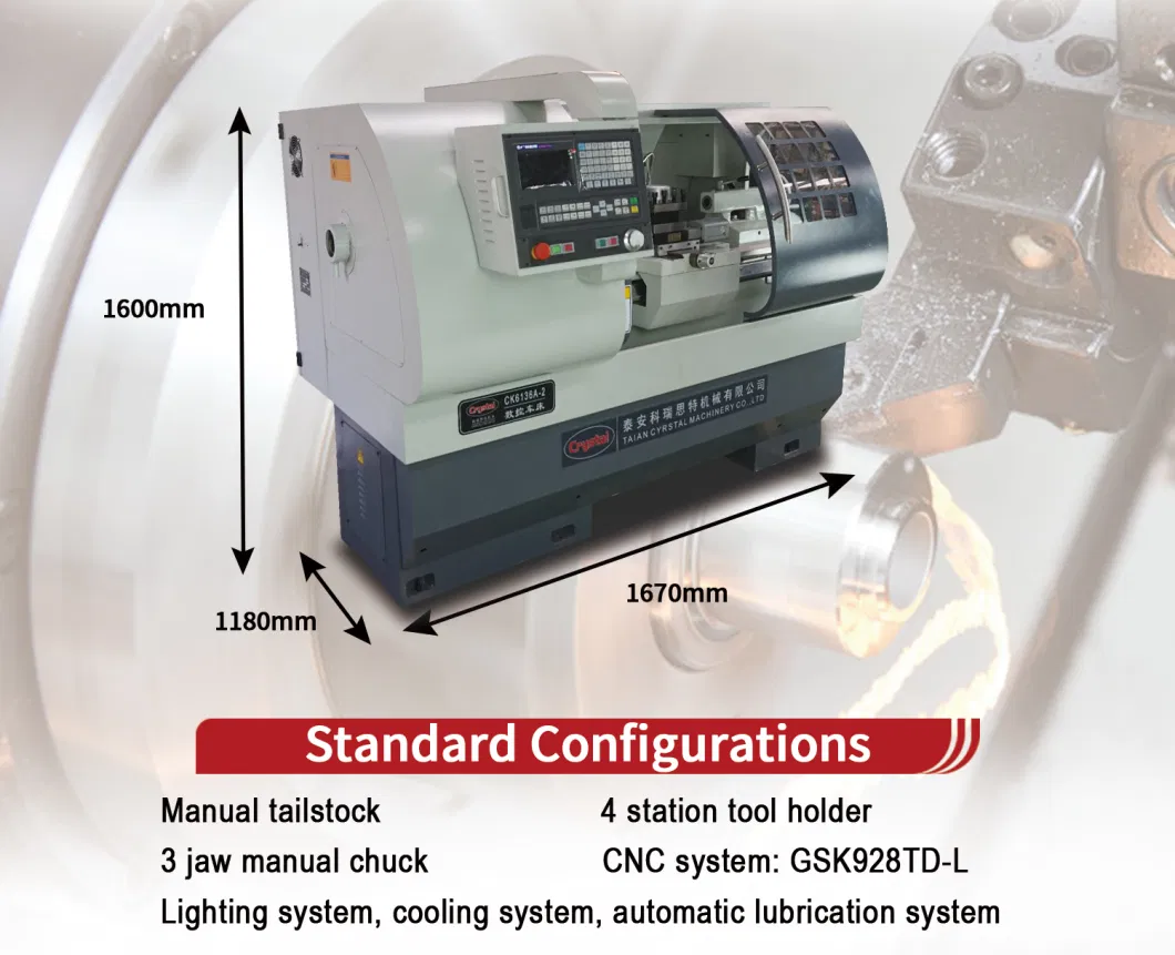 Low Price and High Quality CNC Lathe Ck6136A-2